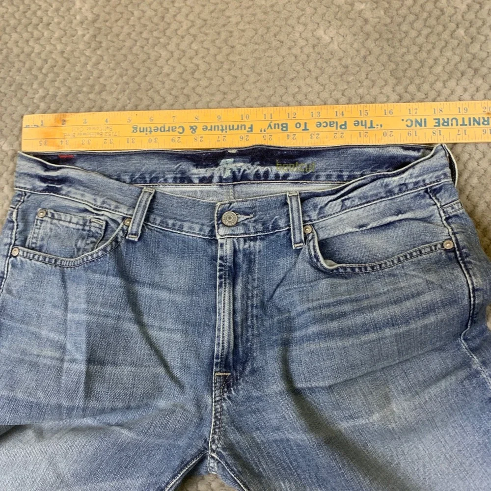 7 For All Mankind Bootcut Jeans Mens 36 Light Wash 100% Cotton JTA520935
